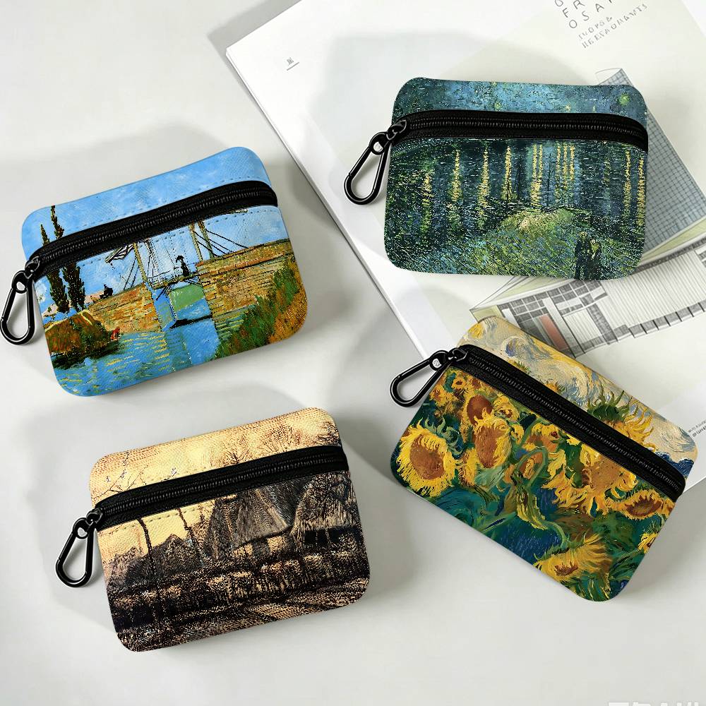 Art Portfolio Bag - حقيبة نقود صغيرة معلقة من قماش