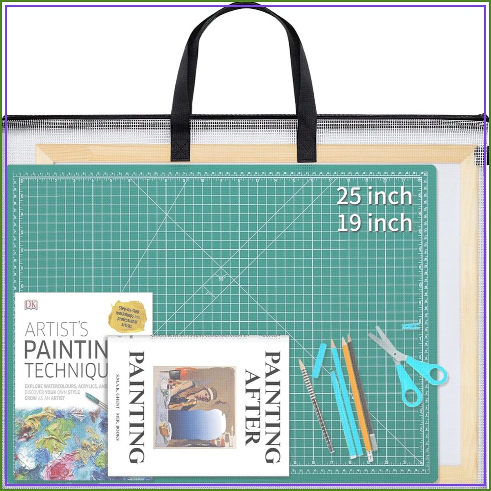 Art Portfolio Bag - حقيبة فنية مقاس 25×19 بوصة، حقيبة