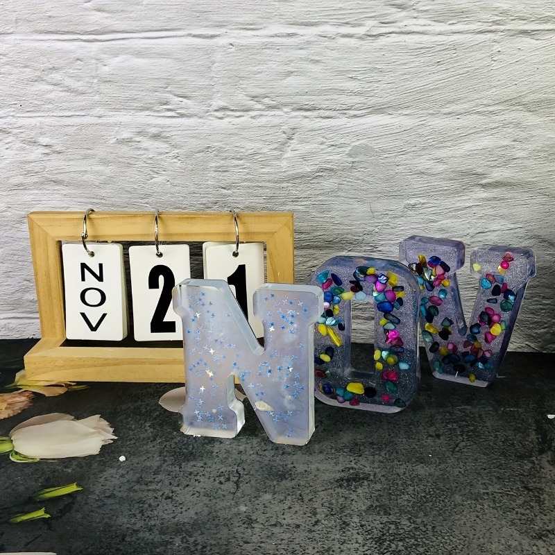 قوالب سيليكون كبيرة لصب الحروف - مراجعة Letter S Art Craft وسعره