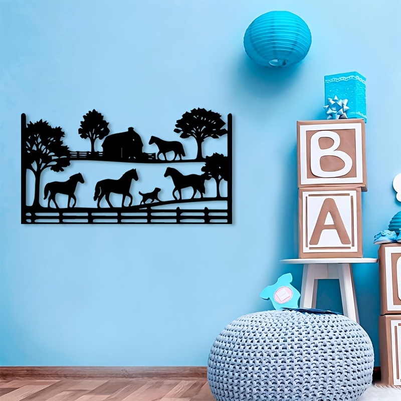 لوحة جدارية معدنية من CIFBUY ب - مراجعة Art Craft Horse وسعره