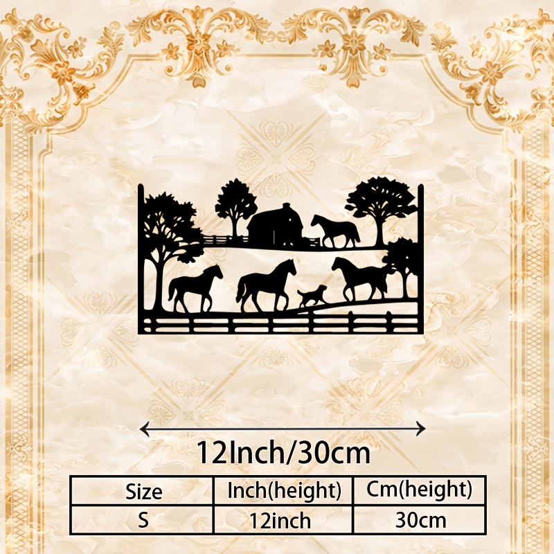 لوحة جدارية معدنية من CIFBUY ب - مراجعة Art Craft Horse وسعره