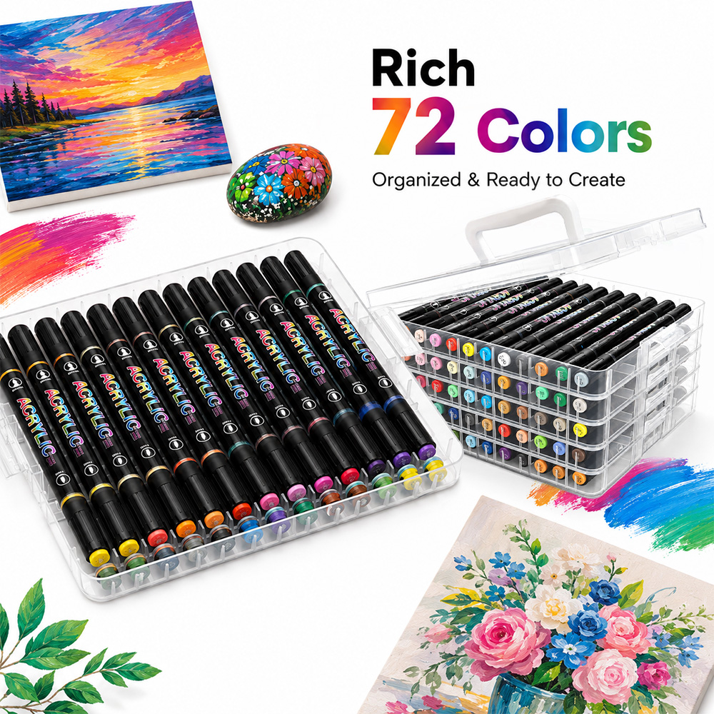 مجموعة أقلام تلوين أكريليك بـ  - مراجعة Art Craft Classes وسعره