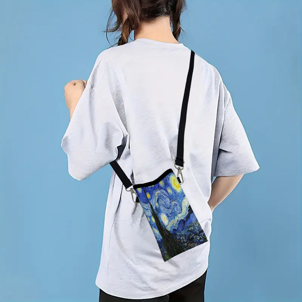 حقيبة هاتف فان جوخ مع حبل قصير - مراجعة Art Portfolio Bag وسعره
