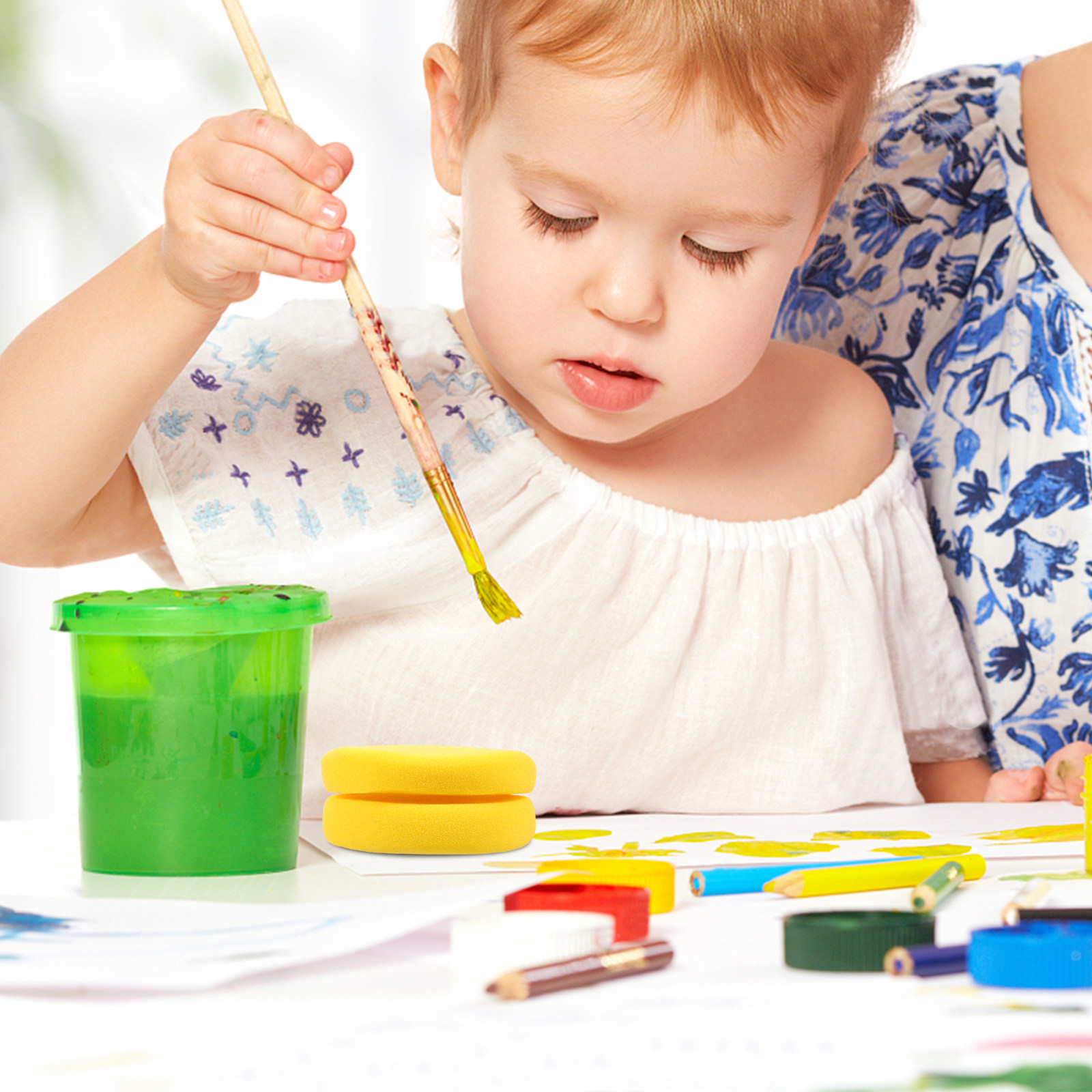 قطعتان من إسفنج الرسم للأطفال، - مراجعة Art Craft Classes وسعره
