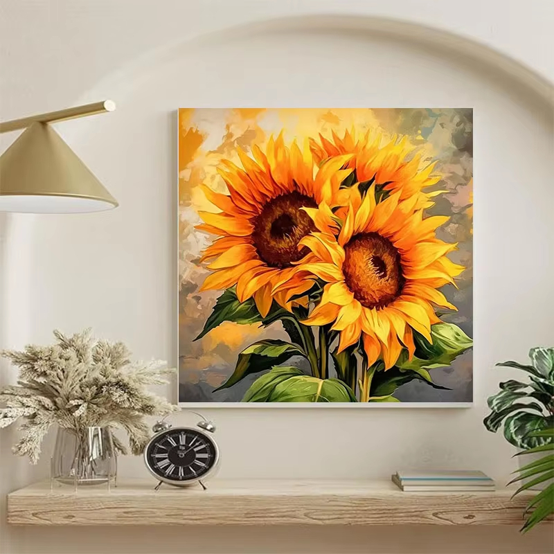 مجموعة رسم زيتية لزهرة عباد ال - مراجعة Letter S Art Craft وسعره