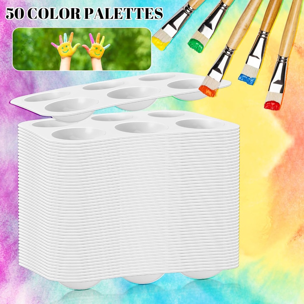 50 قطعة من لوحات الطلاء البلاس - مراجعة Art Craft Classes وسعره