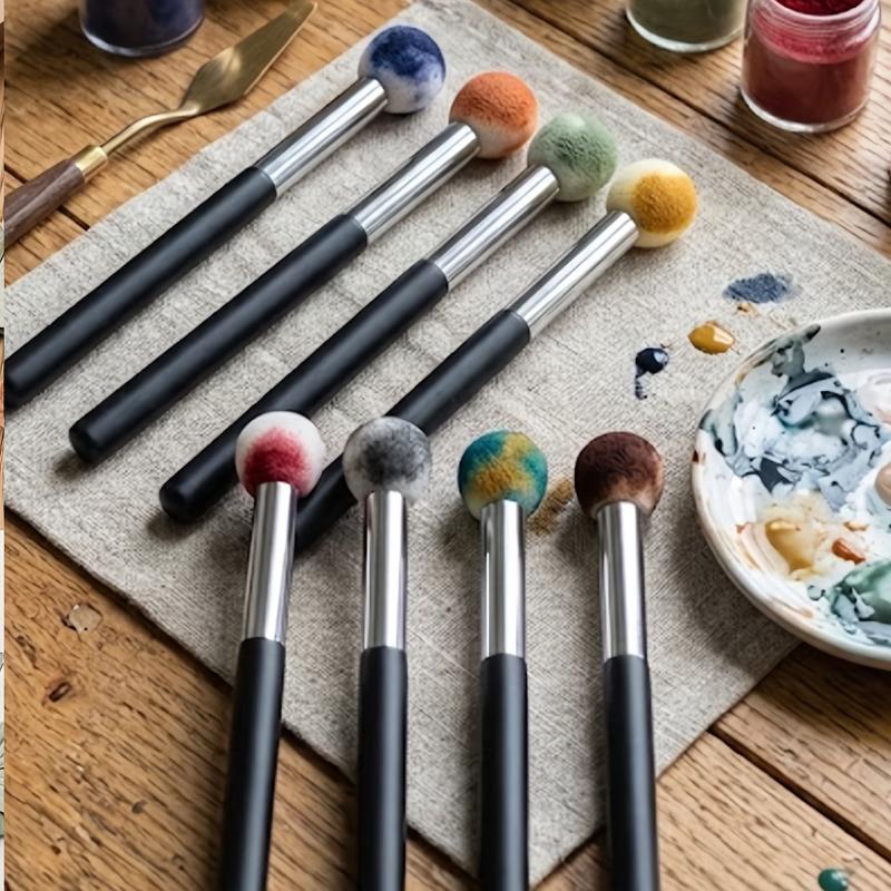 1/2/4 قطع فرش فنية إسفنجية برؤ - مراجعة Art Craft Classes وسعره