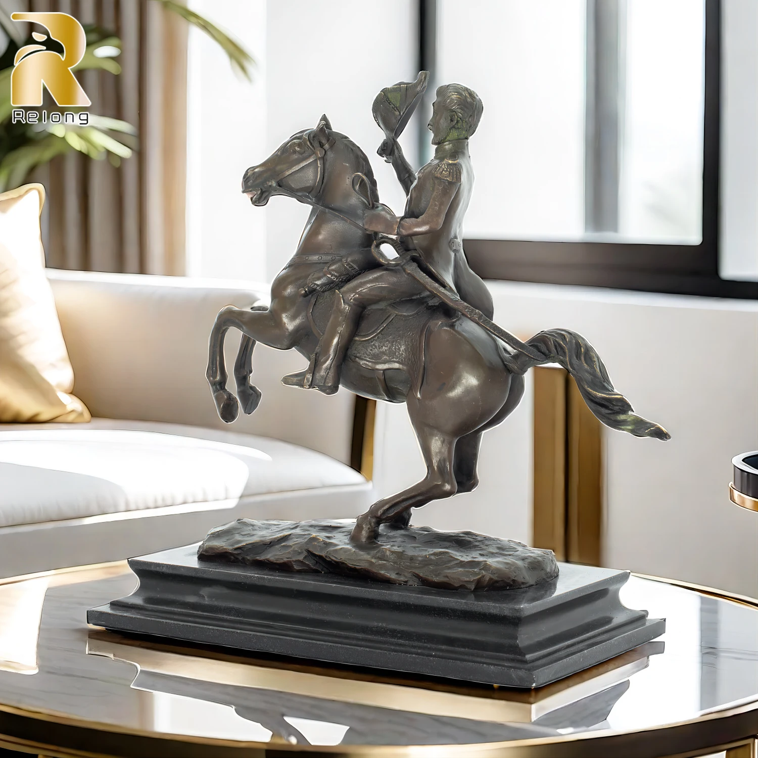 Bronze Ridding Horse Sculpture - مراجعة Art Craft Horse وسعره
