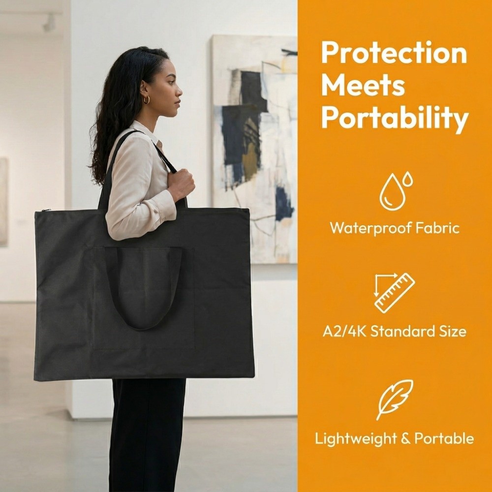 حقيبة حمل فنية من قماش أكسفورد - مراجعة Art Portfolio Bag وسعره