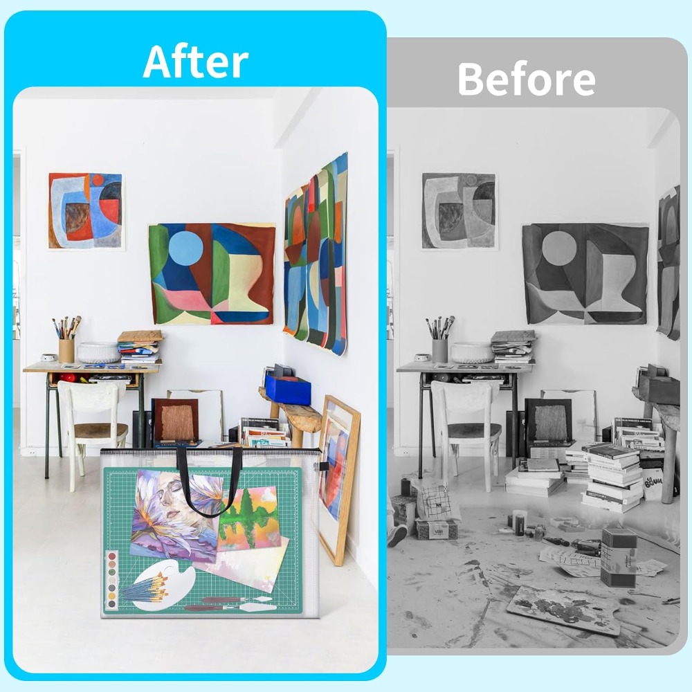 حقيبة فنية مقاس 25×19 بوصة، حق - مراجعة Art Portfolio Bag وسعره
