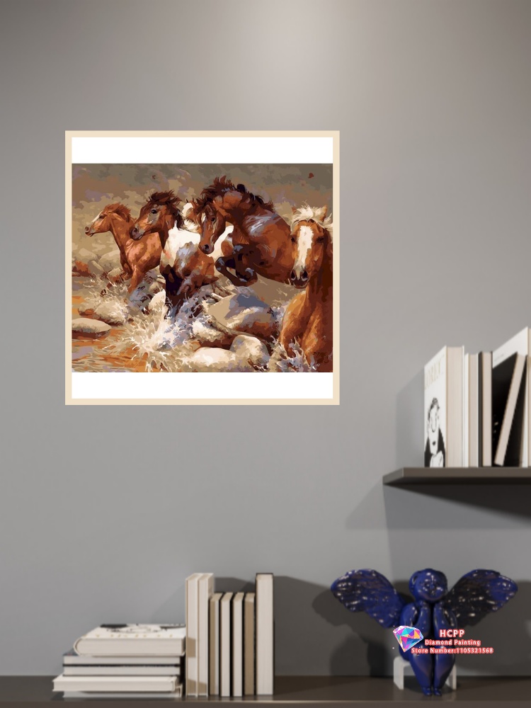 طقم رسم بالألماس على شكل حصان، - مراجعة Art Craft Horse وسعره