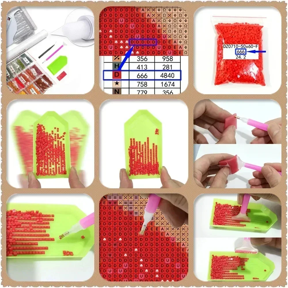طقم رسم بالألماس على شكل حصان، - مراجعة Art Craft Horse وسعره