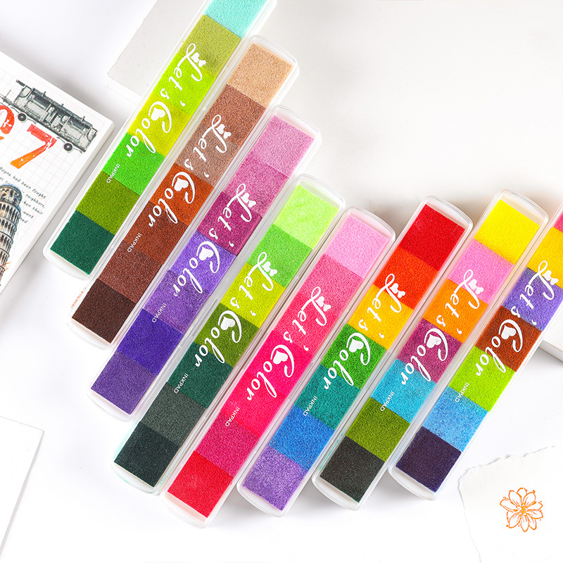 وسادة حبر ملونة جذابة للرسم ال - مراجعة Art Craft Activities وسعره