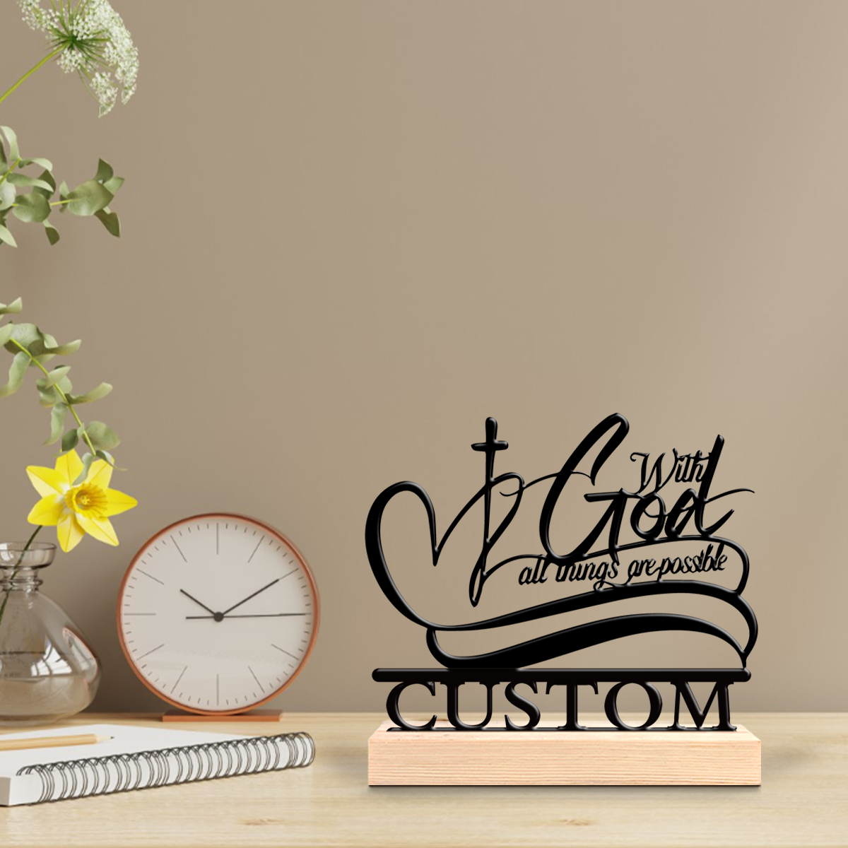 تمثال معدني إبداعي بتصميم مسيح - مراجعة Art Craft Wood وسعره
