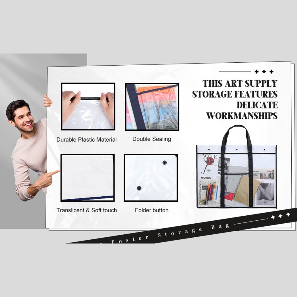 حقيبة فنية جديدة متينة كبيرة ا - مراجعة Art Portfolio Bag وسعره