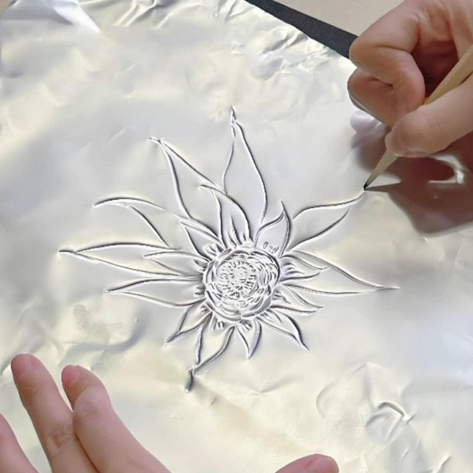 ورق فويل للحرف اليدوية 100 قطع - مراجعة Art Craft Painting وسعره