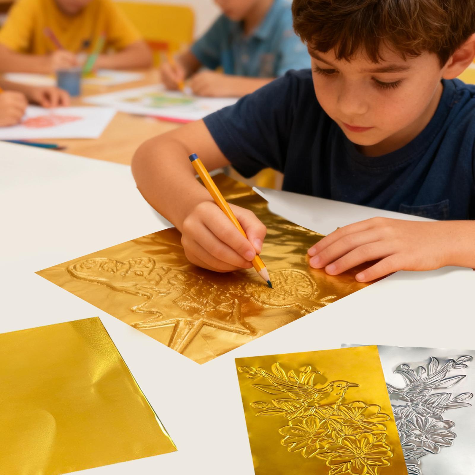 ورق فويل للحرف اليدوية 100 قطع - مراجعة Art Craft Painting وسعره
